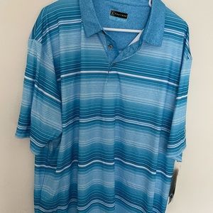 PGA Tour Mens Multicolor Casual Short Sleeve Pullover Collared Polo Shirt XXL